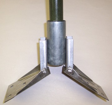 MK112-RM roof mount foot can go over roof peak